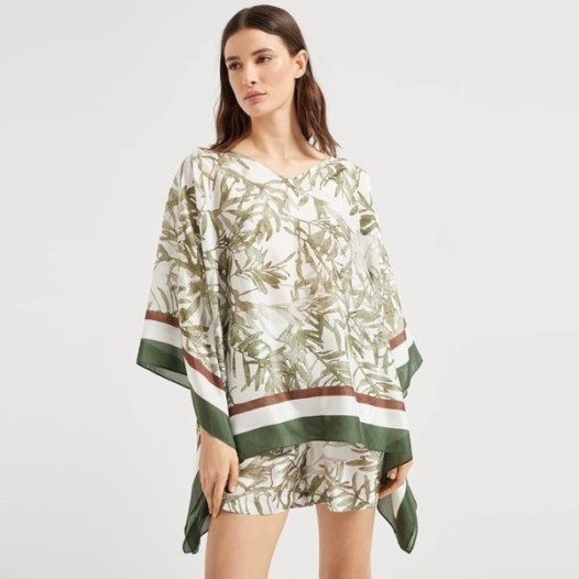 ❤브루넬로쿠치넬리 여성 실크 판쵸 - Brunello Cucinelli Womens Silk Pancho - acc5427x