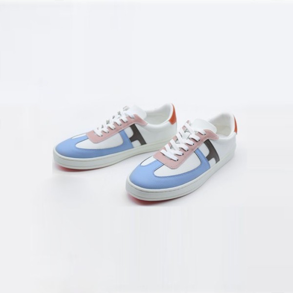 ❤에르메스 남성 Boomerang 부메랑 멀티꼴로르 블루 글라송 스니커즈 - hes853x