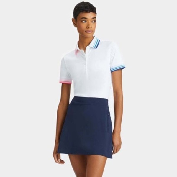 ❤[G/FORE] 지포어 여성 실키테크 나일론 반팔 여성 카라 티셔츠 - gol1656x