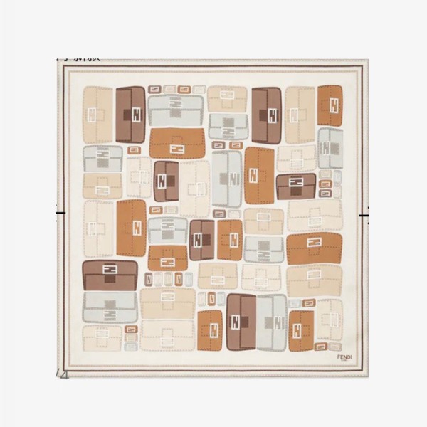 ❤펜디 여성 FF 스퀘어 스카프 - Fendi Womens FF Square Scarf - acc5438x