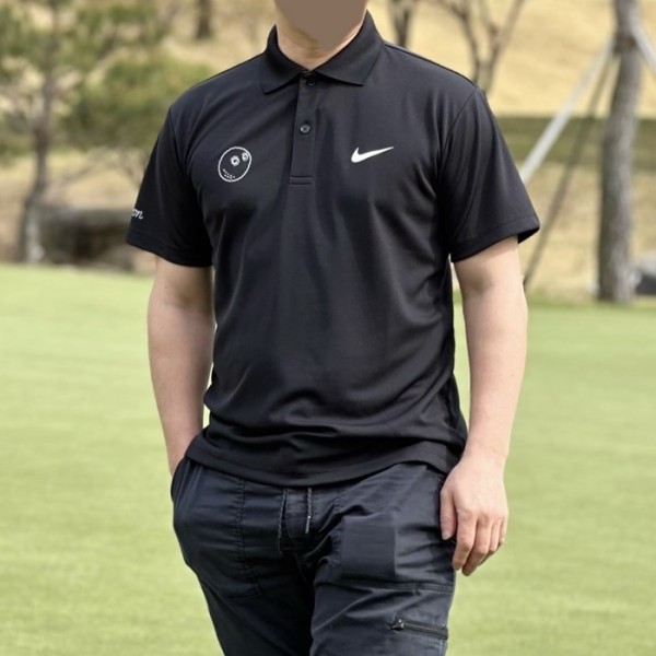 ❤[MALBON x NIKE] 말본  x 나이키 남성 드라이핏 카라넥 티셔츠 - gol1667x