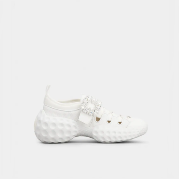 ❤로저비비에 여성 비브 온 더 런 트레키 스니커즈 - Roger Vivier Womens Viv On The Run Trekky Sneakers - ros5697x