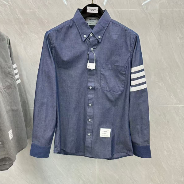 ❤톰브라운 남성 샴브레이 옥스퍼드 셔츠 - dd959x