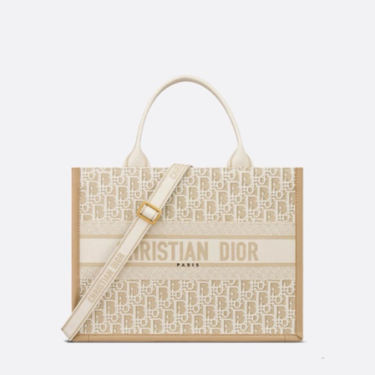 ★디올 여성 북 토트 스트랩 미디엄 백 - Dior Womens Oblique Book Tote Bag