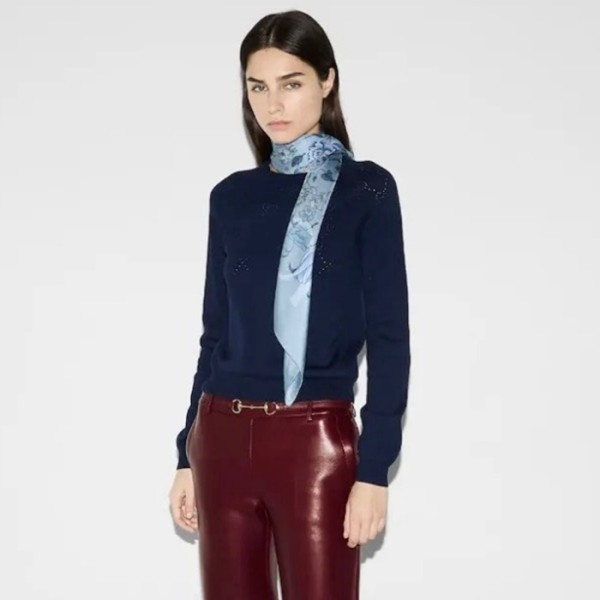 ❤구찌 여성 실크 스퀘어 숄 - Gucci Womens Silk Square Shawl - acc5444x