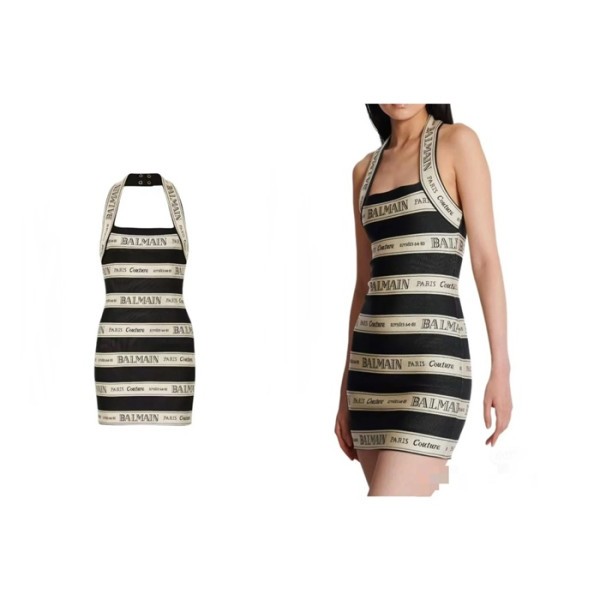 ❤발망 여성 트렌디 원피스 - Balmain Womens Trendy One-pieces - bac6581x