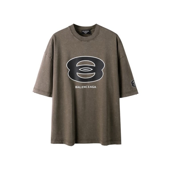 ❤발렌시아가 남성 라운드 반팔 티셔츠 - Balenciaga Mens Round Tshirt - bac6589x