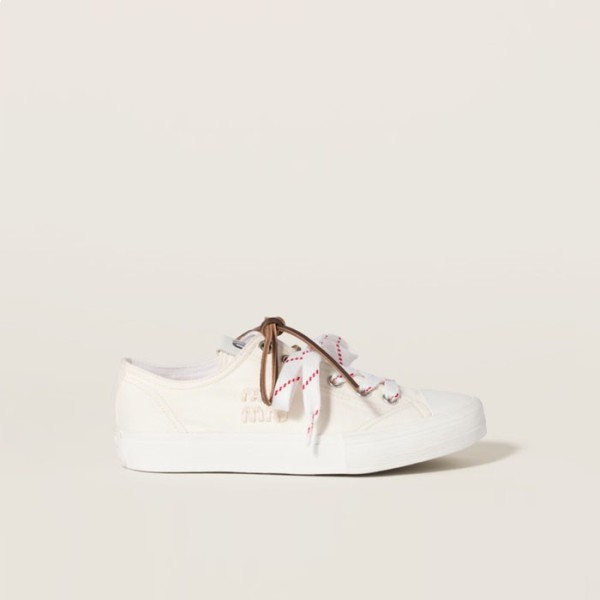 ❤미우미우 여성 워싱 데님 스니커즈 - Miumiu Womens Washed Denim Sneakers - mis5735x