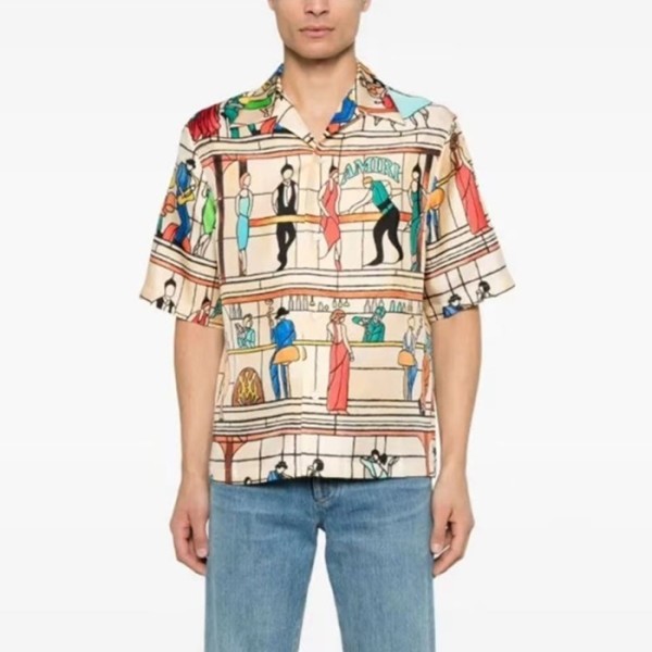 ❤아미리 남성 반팔 셔츠 - Amiri Mens Polo Shirts - amc6619x