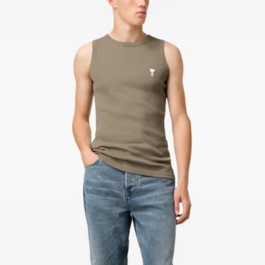 ❤아미 남성 라운드 나시 - Ami Mens Sleeveless Top - amc6623x