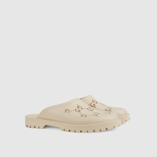 ❤구찌 남성 퍼포레이티드 러버 샌들 - Gucci Mens Slip On Sandals - gus5742x