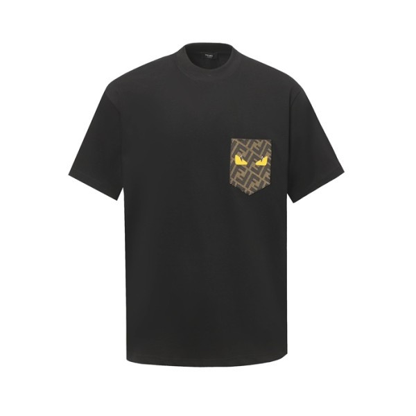 ❤펜디 남성 라운드 반팔 티셔츠 - Fendi Mens Round Tshirt - fec6649x