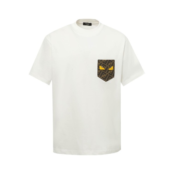 ❤펜디 남성 라운드 반팔 티셔츠 - Fendi Mens Round Tshirt - fec6650x