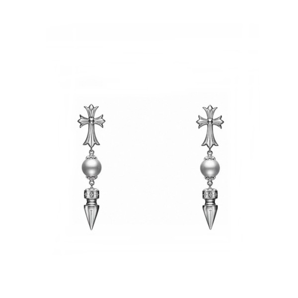 ❤크롬하츠 여성 골드 귀걸이 - Chrome Hearts Womens Gold Earrings - acc5758x