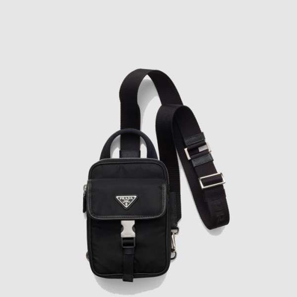 ❤프라다 남성 리나일론 사피아노 가죽 스마트폰 케이스 2ZH194 - Prada Mens Re-Nylon And Saffiano Leather smartphone Case - prb5641x