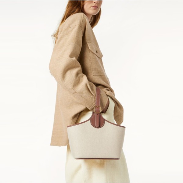 ❤로로피아나 여성 보빈 캔버스 토트백 - Loro Piana Womens Bobbin Canvas Tote Bag - lpb5667x