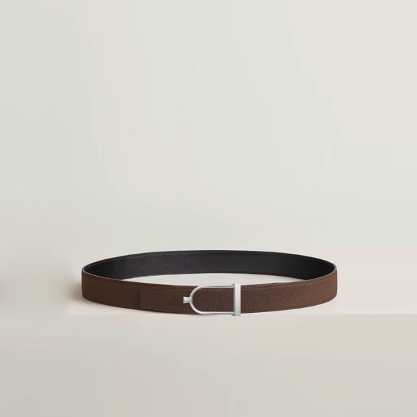 ❤에르메스 남성 Ecrin 버클 리버서블 벨트 - Hermes Mens Ecrin Buckle Reversible Belt - bel196x