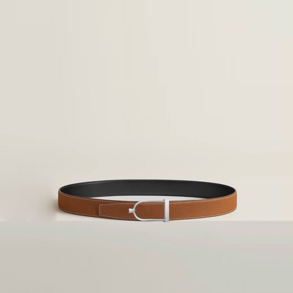 ❤에르메스 남성 Ecrin 버클 리버서블 벨트 - Hermes Mens Ecrin Buckle Reversible Belt - bel197x