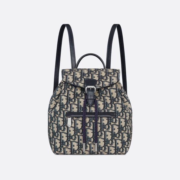 ❤디올 키즈 자카드 오블리크 백팩 - Dior Kids Jacquard Oblique Canvas Backpack - dib5670x