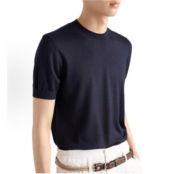❤프라다 남성 라운드 반팔티 - Prada Mens Round Tshirt - prc6813x