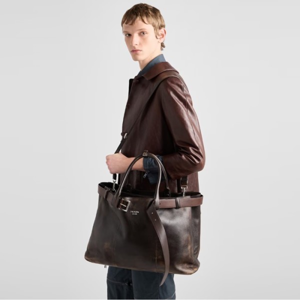 ❤프라다 남성 벨트 나파 가죽 버클 백 2VG126 - Prada Mens Buckle Bag In Nappa Leather With Belt - prb5682x