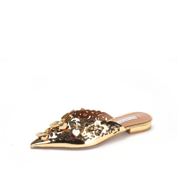 ❤아쿠아주라 여성 플라워 뮬 - Aquazzura Womens Flower Mules - aqs5759x