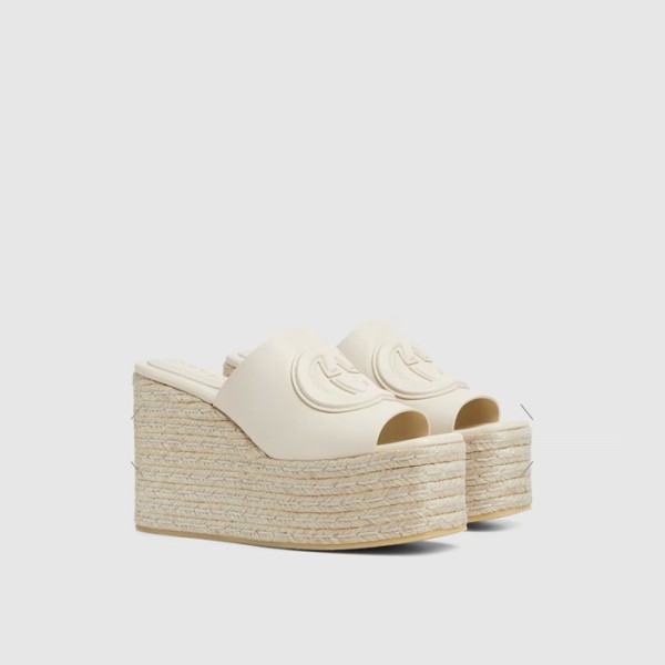 ❤구찌 여성 GG 웨지힐 뮬 - Gucci Womens GG Wedge Heel Mules - gus5828x