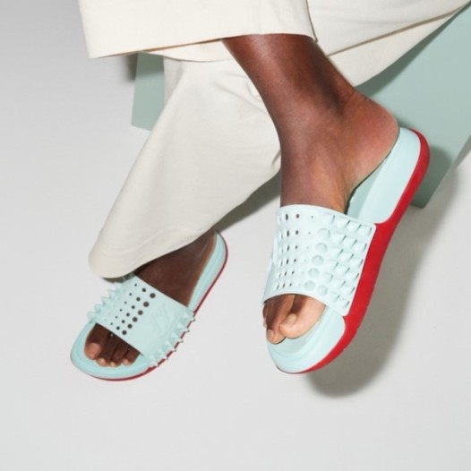 ❤크리스찬 루부탱 남성 스파이크 슬라이드 - Christian Loubutin Mens Spikes Slides - cls5863x