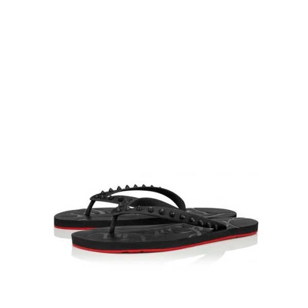 ❤크리스찬 루부탱 남성 스파이크 플립플랍 슬라이드 - Christian Loubutin Mens Spikes Flip Flop Slides - cls5865x