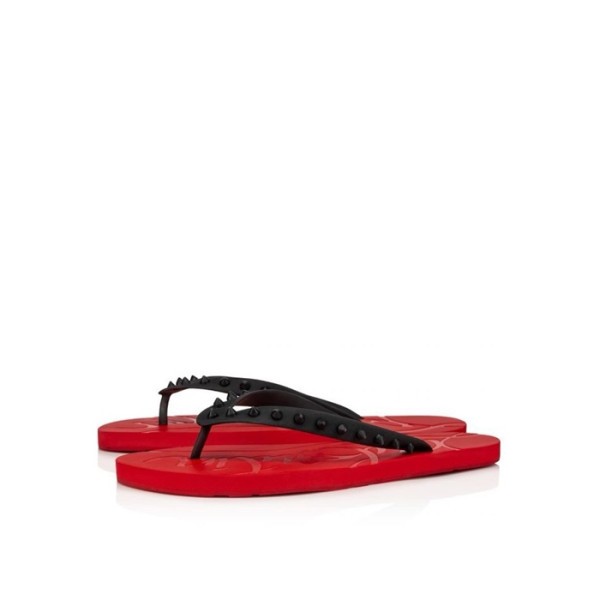 ❤크리스찬 루부탱 남성 스파이크 플립플랍 슬라이드 - Christian Loubutin Mens Spikes Flip Flop Slides - cls5866x