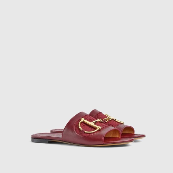 ❤구찌 여성 홀스빗 슬라이드 샌들 - Gucci Womens Horsebit Slide Sandals - gus5873x