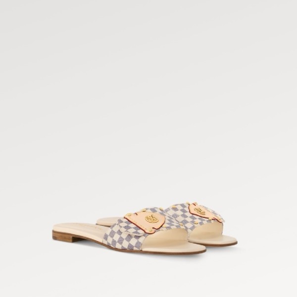 ❤루이비통 여성 LV 프레임 플랫 뮬 - Louis vuitton Womens LV Frame Flat Mule - lvs5920x