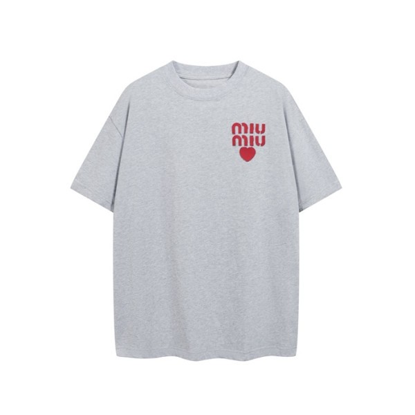 ❤미우미우 남/녀 라운드 반팔 티셔츠 - Miumiu Unisex Round Tshirt - mic6828x