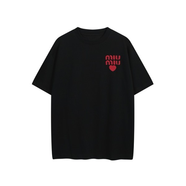 ❤미우미우 남/녀 라운드 반팔 티셔츠 - Miumiu Unisex Round Tshirt - mic6830x