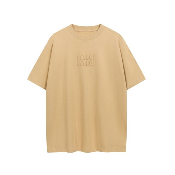 ❤미우미우 남/녀 라운드 반팔 티셔츠 - Miumiu Unisex Round Tshirt - mic6842x