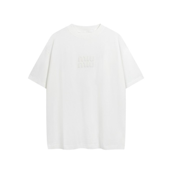 ❤미우미우 남/녀 라운드 반팔 티셔츠 - Miumiu Unisex Round Tshirt - mic6844x