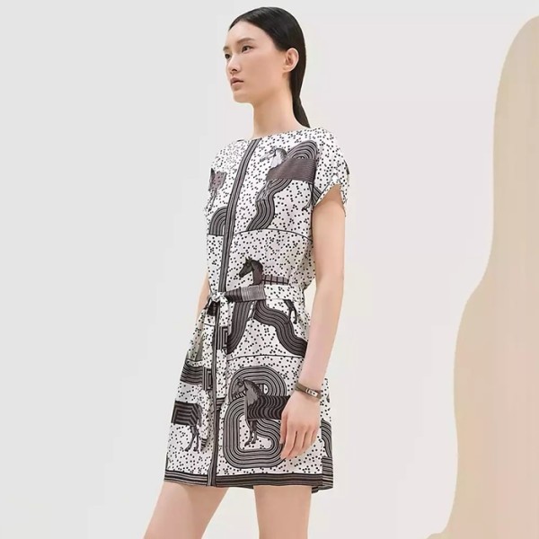 ❤에르메스 여성 실크 원피스 - Hermes Womens Silk One-pieces - hec6898x