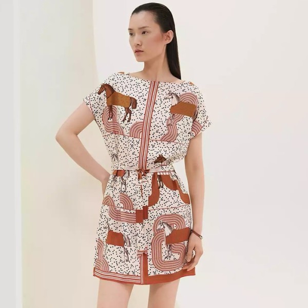 ❤에르메스 여성 실크 원피스 - Hermes Womens Silk One-pieces - hec6899x