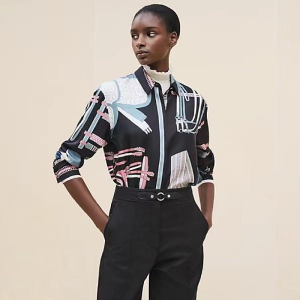 ❤에르메스 여성 실크 셔츠 - Hermes Womens Silk Shirts - prc6908x