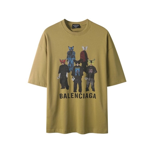 ❤발렌시아가 남성 라운드 반팔 티셔츠 - Balenciaga Mens Round Tshirt - bac6937x