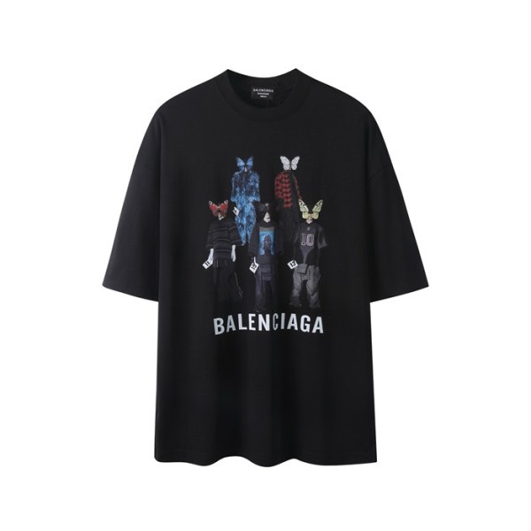 ❤발렌시아가 남성 라운드 반팔 티셔츠 - Balenciaga Mens Round Tshirt - bac6938x