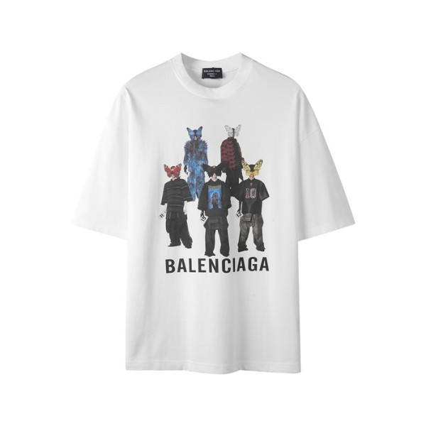 ❤발렌시아가 남성 라운드 반팔 티셔츠 - Balenciaga Mens Round Tshirt - bac6939x
