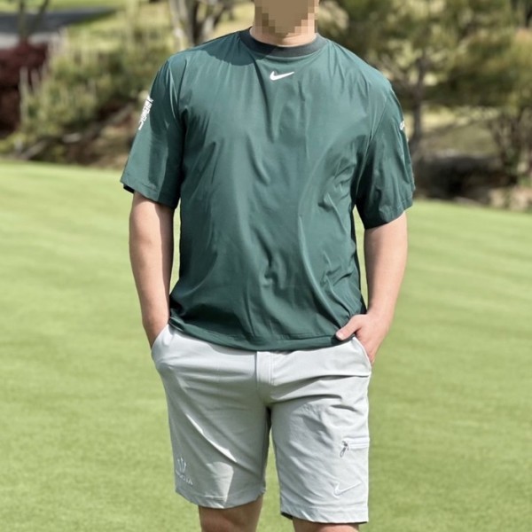 ❤[NIKE × NOCTA]  녹타×나이키 골프 숏슬리브 크루넥 & 쇼츠 팬츠 세트 - gol1691x