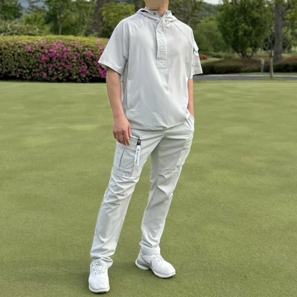 ❤[G/FORE] 지포어 남성 아노락 쇼츠 자켓 & 카고팬츠 세트 - gol1695x