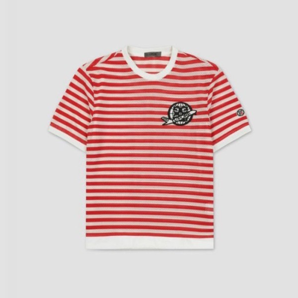 ❤[G/FORE] 지포어 남성 메쉬 스트립 라운드 티셔츠 - gol1697x