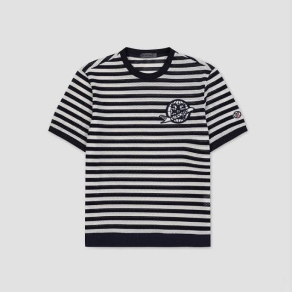 ❤[G/FORE] 지포어 남성 메쉬 스트립 라운드 티셔츠 - gol1698x