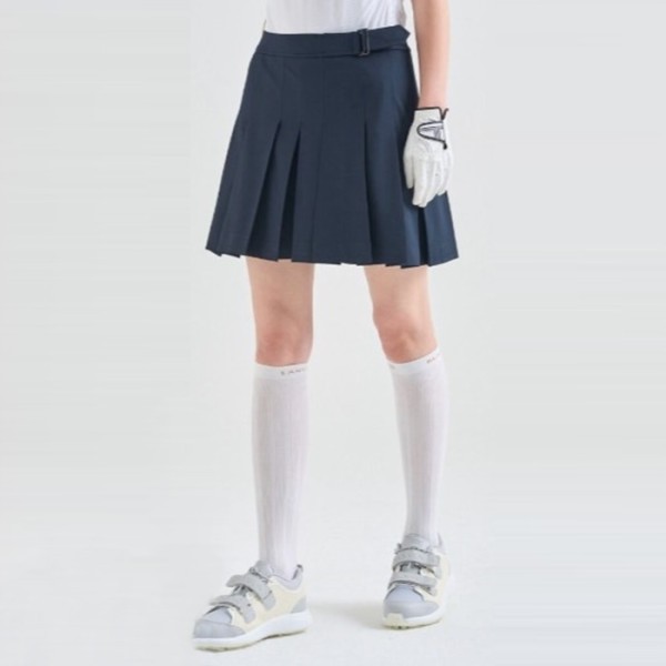 ❤[LANVIN BLANC] 랑방블랑 여성 벨트 디테일 플리츠 퀼토르 팬츠 - gol1700x