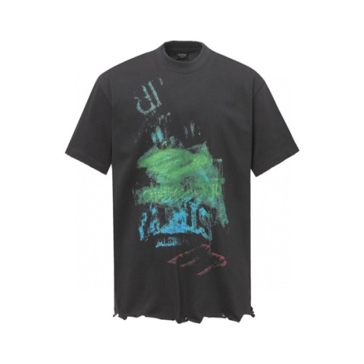 ❤발렌시아가 남성 라운드 반팔 티셔츠 - Balenciaga Mens Round Tshirt - bac6979x