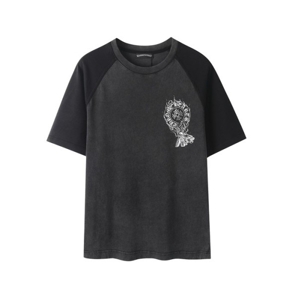 ❤크롬하츠 남성 라운드 반팔티 - Chrom Hearts Mens Round Tshirt - chc7028x