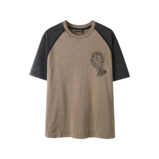 ❤크롬하츠 남성 라운드 반팔티 - Chrom Hearts Mens Round Tshirt - chc7029x